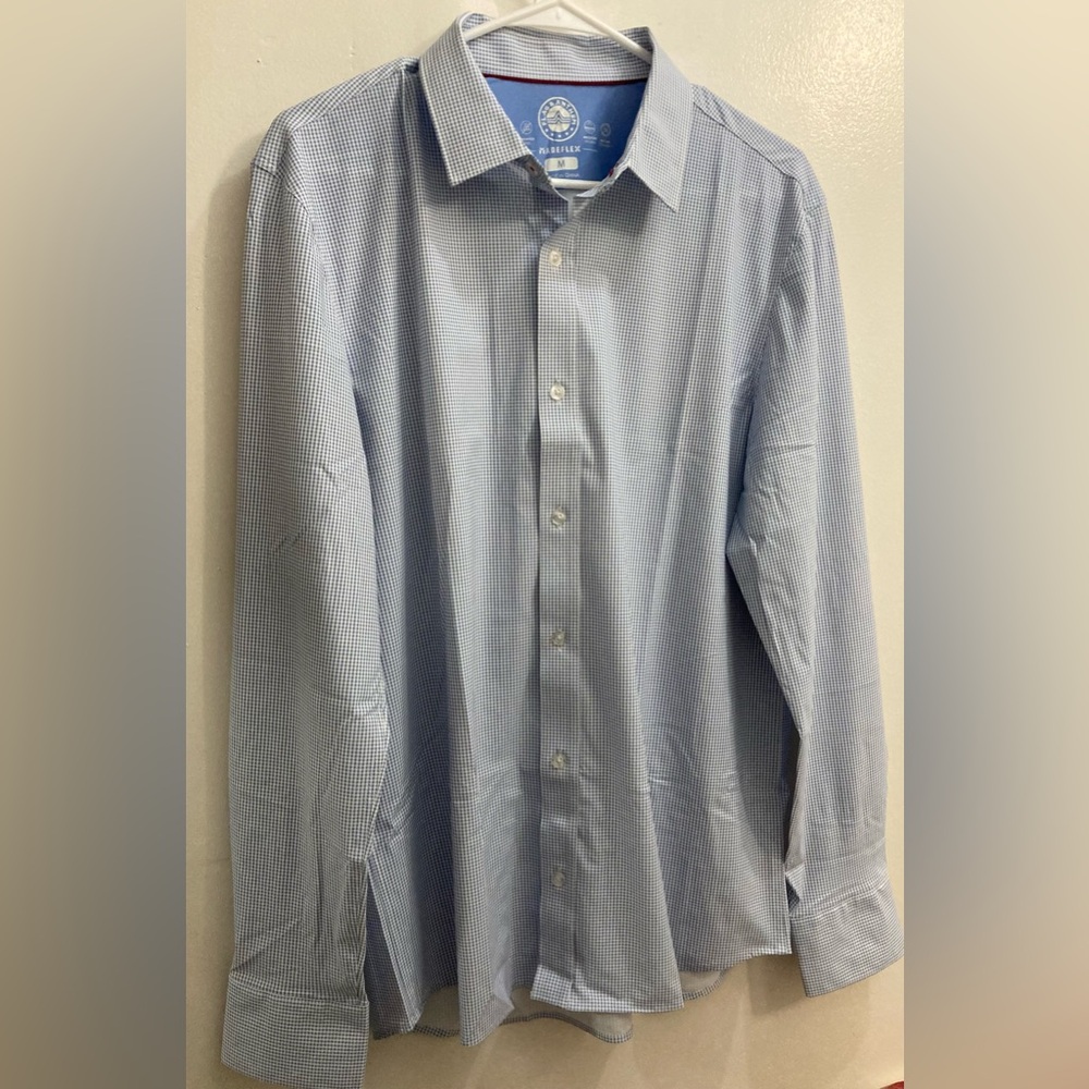 Flag & Anthem Men’s Long Sleeve Plaid Shirt Button Up Lightweight NWT